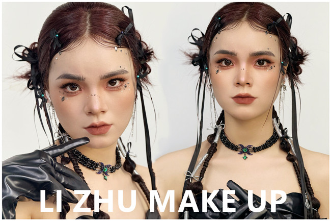 千禧风Y2K造型，南宁个人化妆写真学习作品